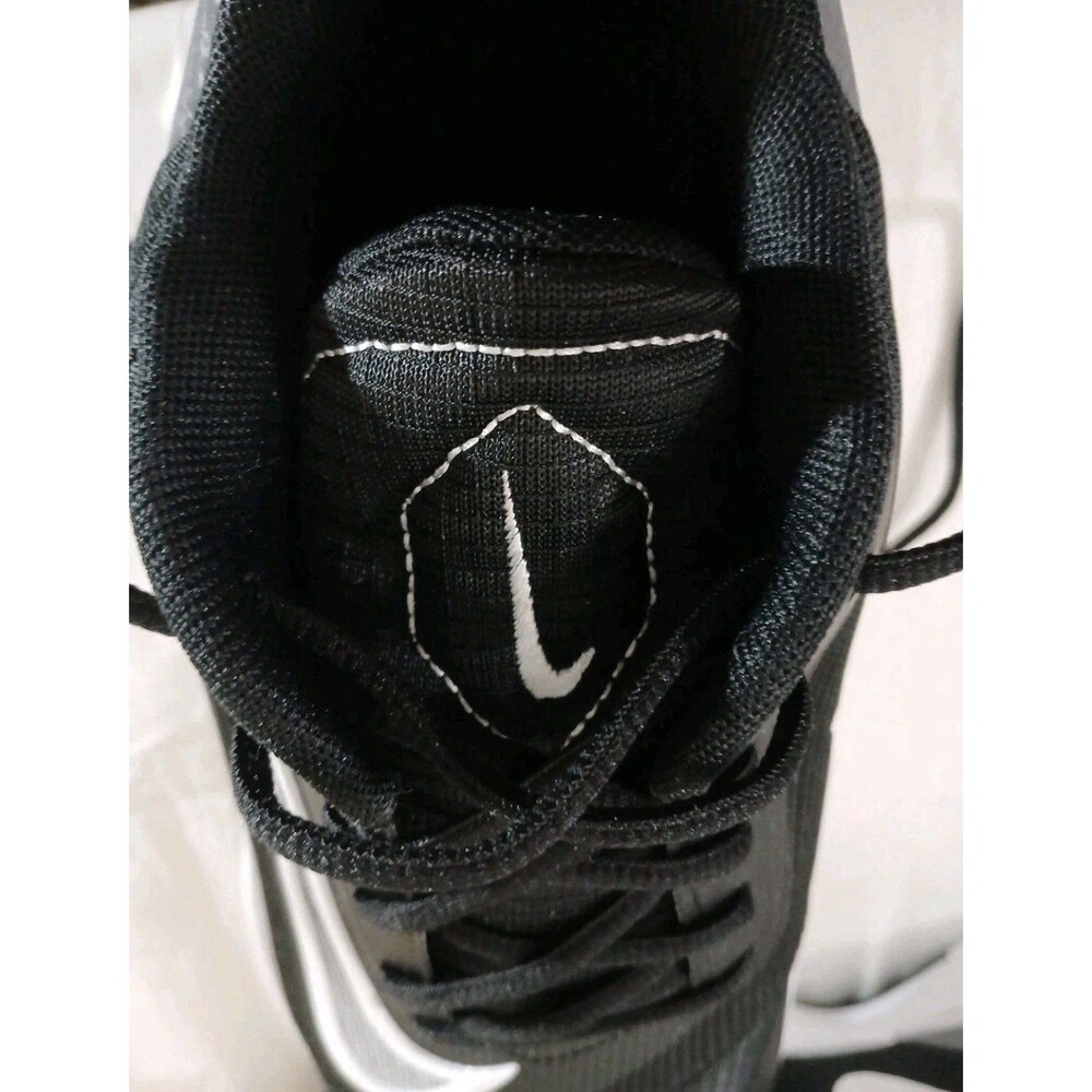 Nike Precision 7 Basketball Shoes Men's 8.5/ Women's 10 Black White Grey - Picture 11 of 16